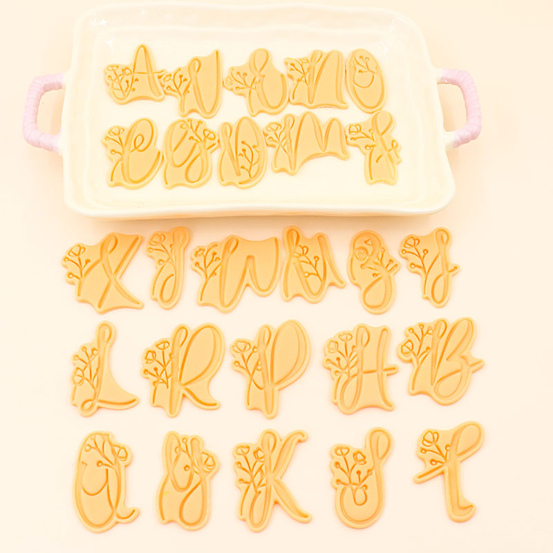 英文字母系列饼干模具