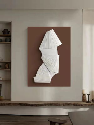 现代简约包邮客厅装饰画3D立体浮雕沙发背景墙装置画创意玄关挂画