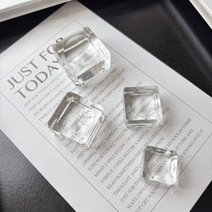 边长2.5-4cm K9玻璃底座天然水晶球展示架圆球展示架饰品收纳摆件