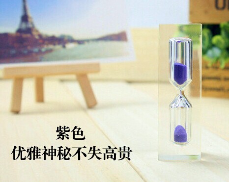 耐摔沙漏30秒水晶胶计时器