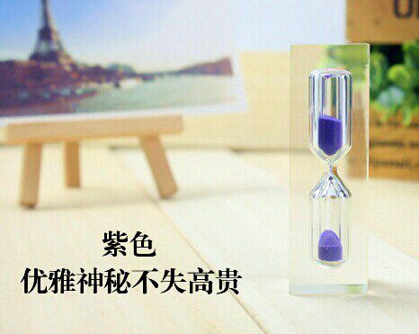 耐摔沙漏30秒水晶胶计时器