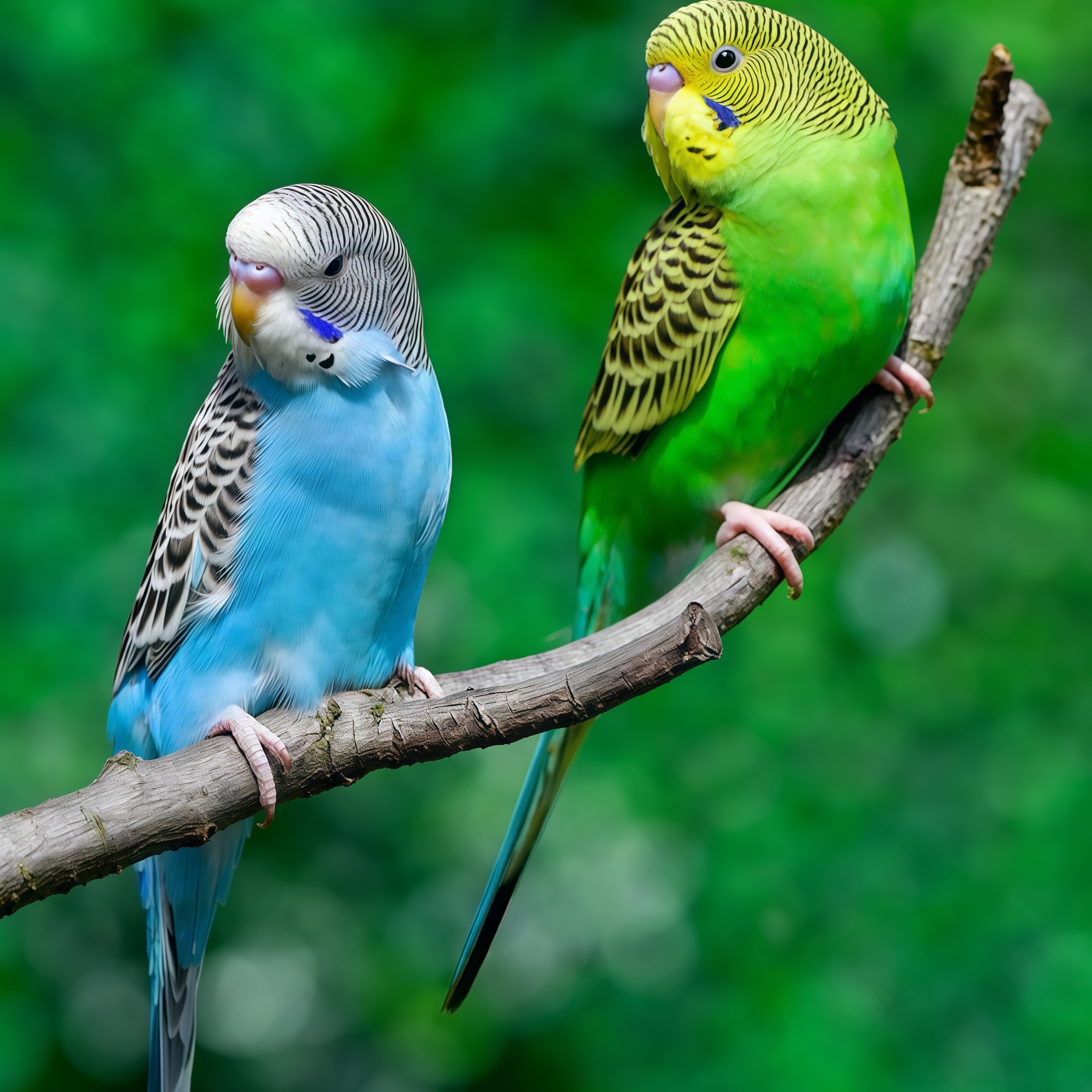 虎皮鹦鹉活鸟手养小鸟会学说话的鸟听话小型活体宠物喂熟一公一母