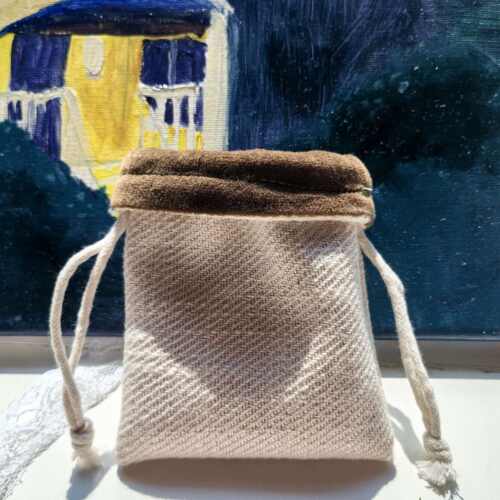 束口袋+手工制作+收纳袋