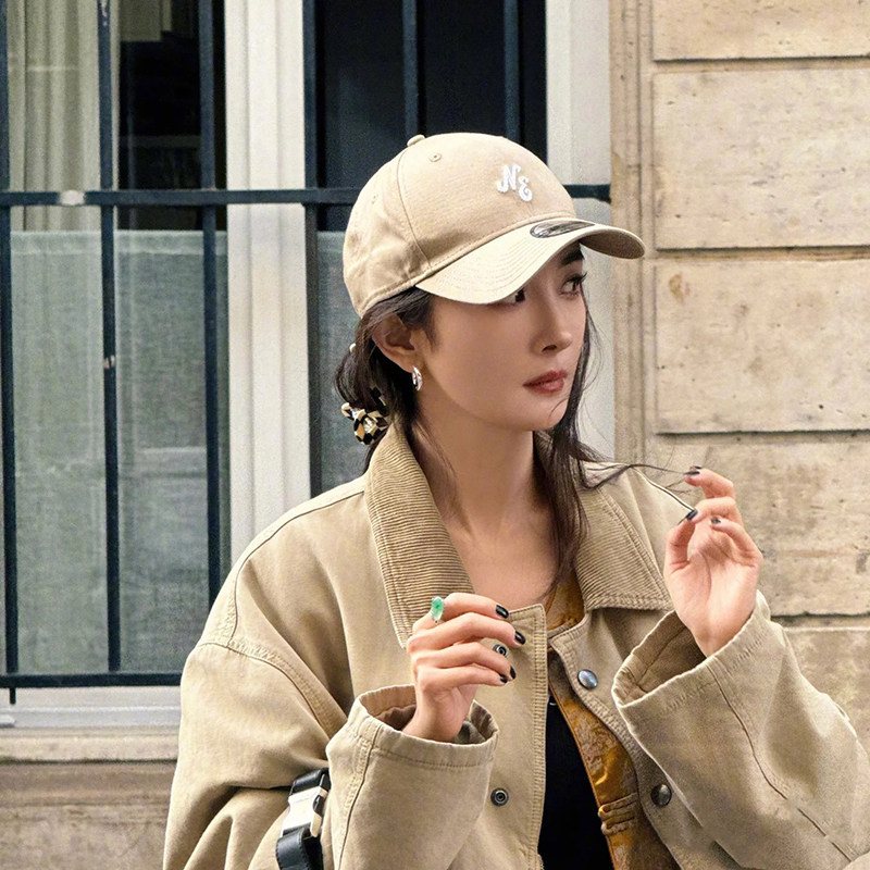 复古POLO领中长款潮流风外套新款