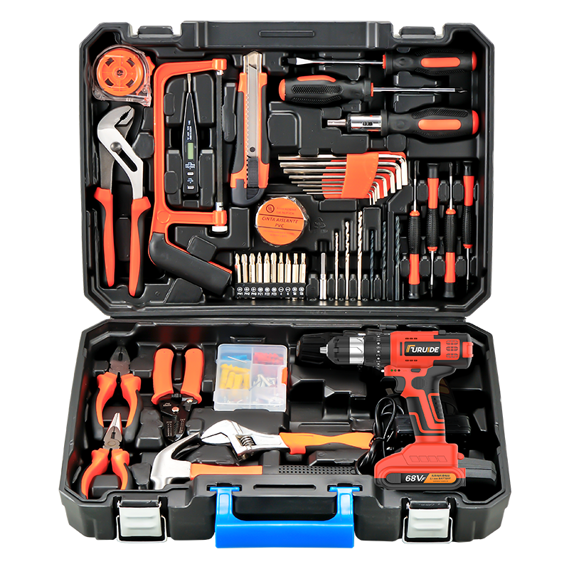 工具箱家用套装多功能五金电钻电工维修组合大全家庭车载万能全套