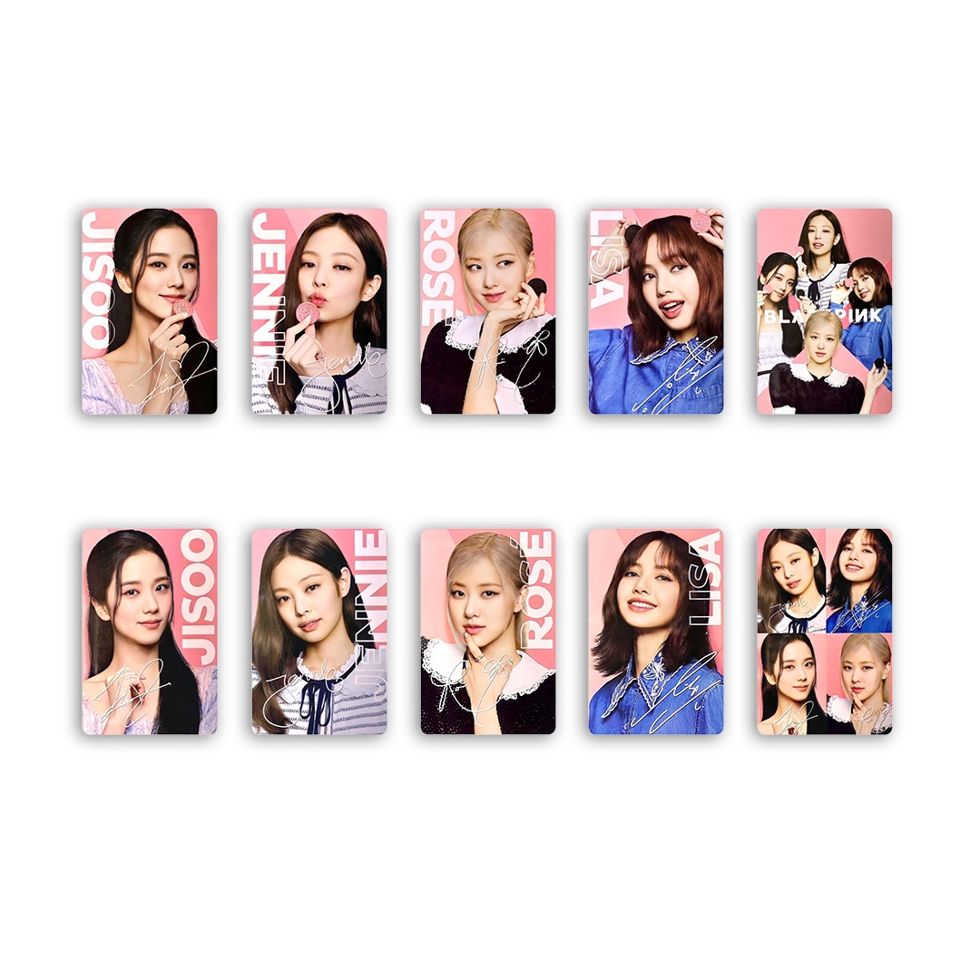 Blackpink新专辑收藏饭制小卡ROSE JISOO JENNIE LISA周边现货