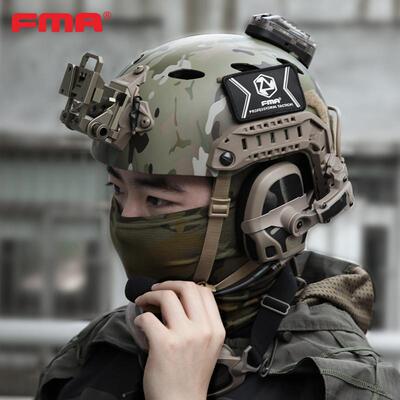 FCS新版AMP数字版拾音降噪通信战术耳机 射击听力保护耳罩