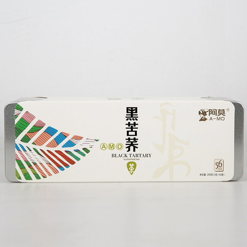 黑苦荞礼盒280g大凉山荞麦茶麸皮茶