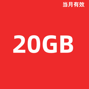 湖北联通 当月有效 不可提速 20G流量