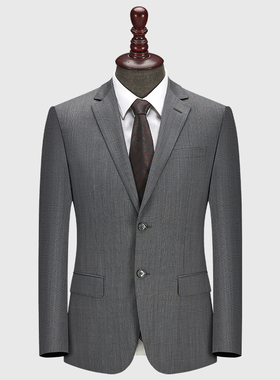 吉家断码180A男士商务毛料西装纯羊毛外套西服套装上衣职业