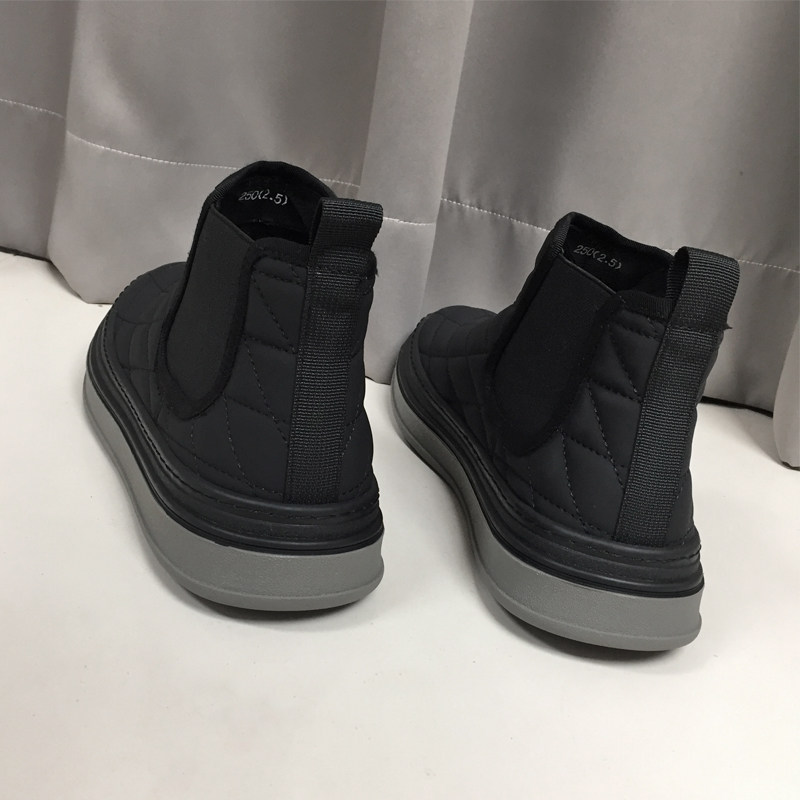 PADASSO WINTER FLEECE MENS SHOES PLATFORM MARTIN BOOTS CASUAL VERSATILE COTTON SHOES 211036