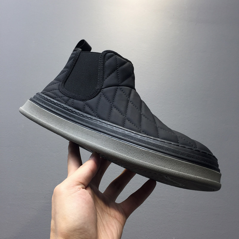 PADASSO WINTER FLEECE MENS SHOES PLATFORM MARTIN BOOTS CASUAL VERSATILE COTTON SHOES 211036