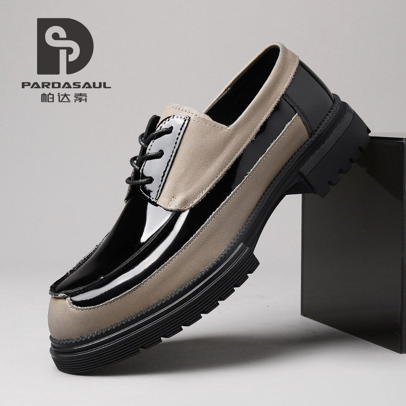 春季新款休闲男鞋软底单鞋英伦复古男士商务真皮系带皮鞋男210809,流行男鞋,休闲皮鞋,淘宝优惠券,粉丝福利购,淘宝优惠卷