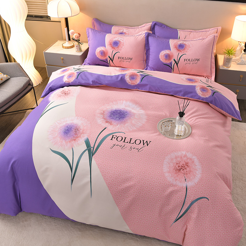 2025新款大版全棉生态磨毛四件套加厚冬季床上用品纯棉被套床单式