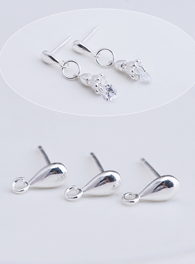 925纯银制作耳环配件手工diydiy