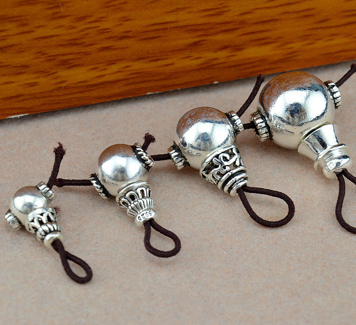 S925纯银泰银佛珠三通配件 串珠三通隔珠 手工diy饰品材料银饰