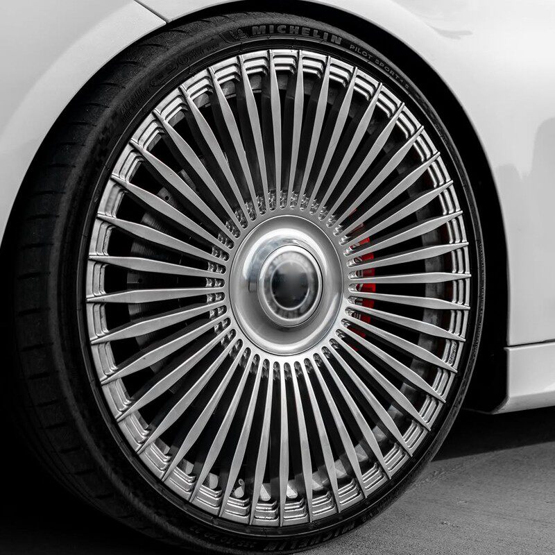 MMN适配奔驰S Coupe 改装多辐条锻造轮毂定制21寸 S550 S560 C217