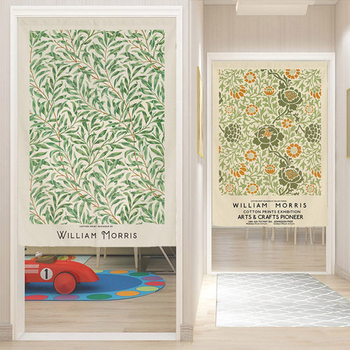 2022年卧室卫生间布帘小众碎花