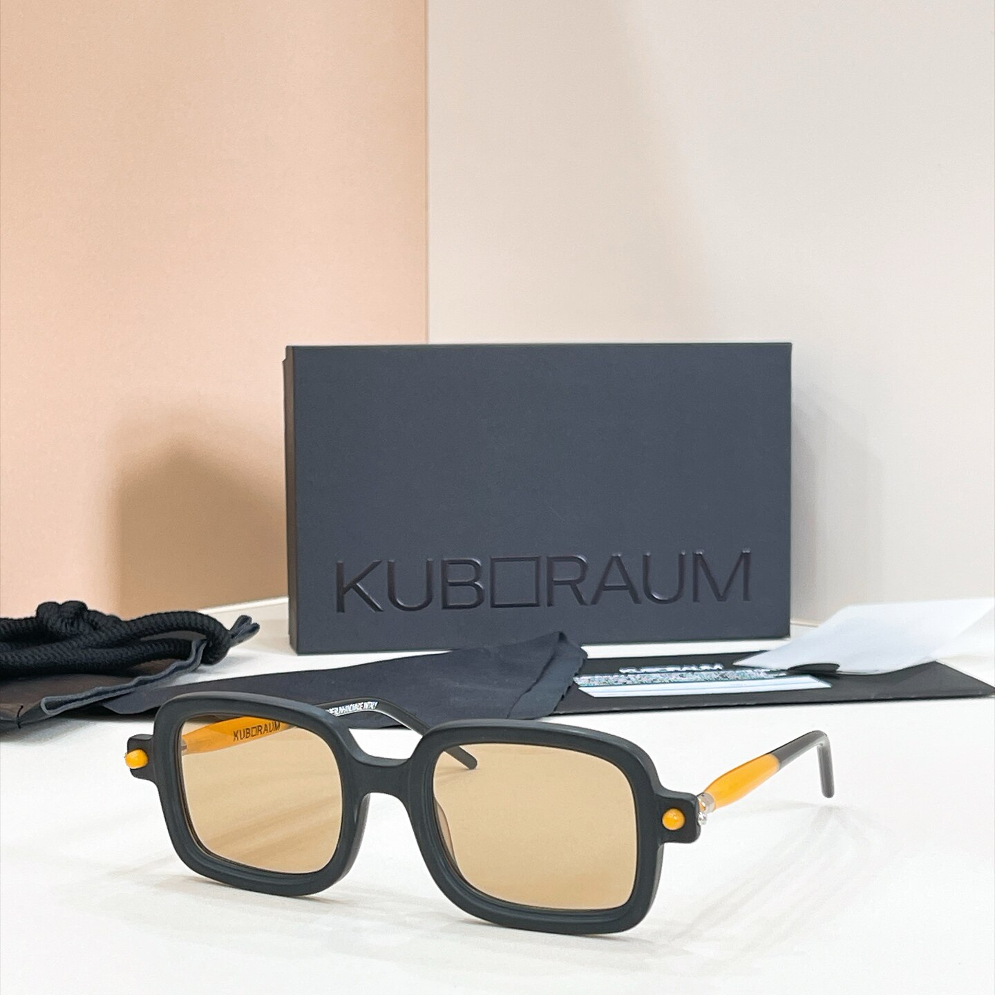 KuboraumP2方形防紫外线墨镜