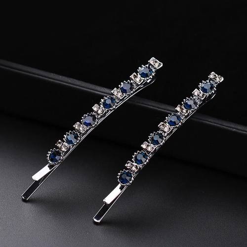 夹子头饰发夹一字夹刘海夹前额碎发顶夹边夹水钻对夹妈妈侧边发卡