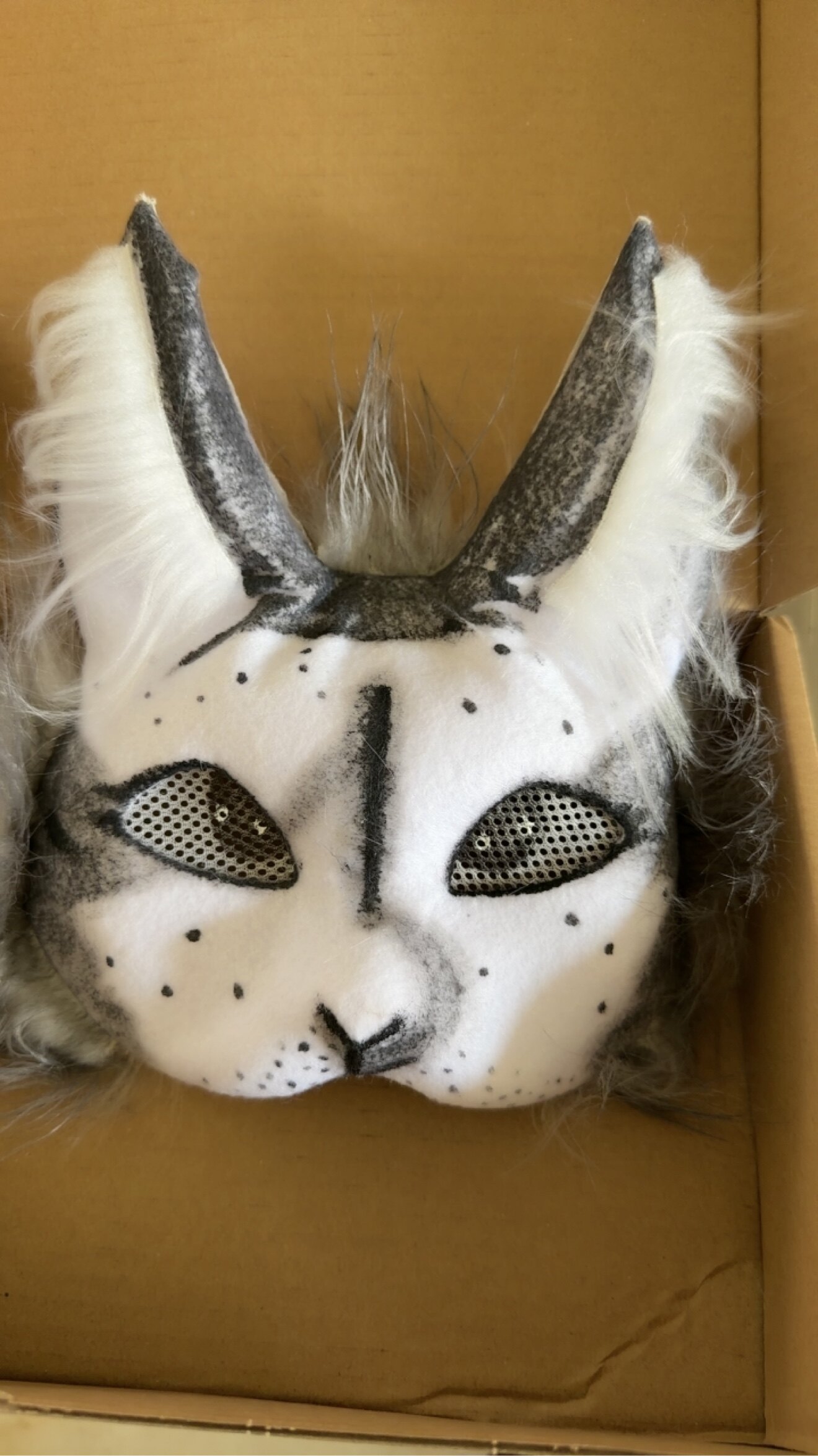 therian半兽人手工面具猫创意零钱包
