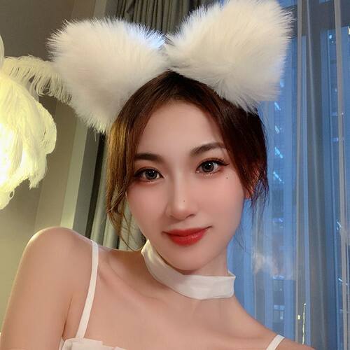 性感毛绒狐狸兽耳头箍