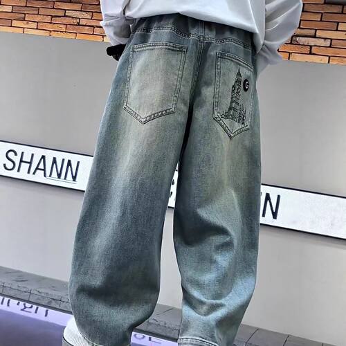 男童春秋牛仔裤365342