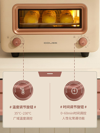 新品卡士风炉小烤箱CO315家用小型多功能空气炸迷你电烤箱发酵