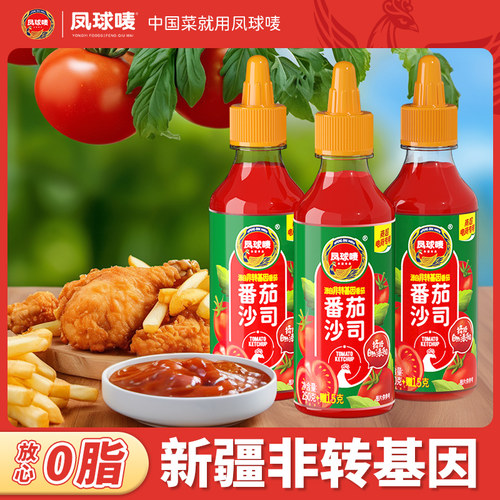 凤球唛番茄酱沙司新疆【买3送1】