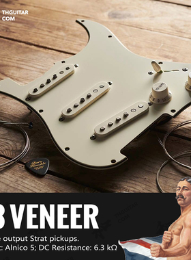 PAT Pend '63 Veneer Board  英国BKP手工缠绕单线圈拾音器
