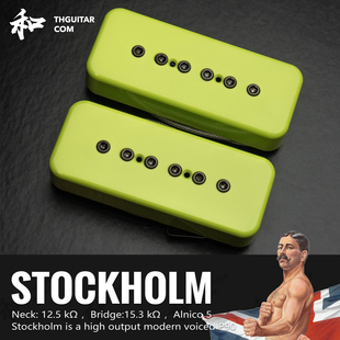 STOCKHOLM 英国BKP 现代高输出P90 MUSE风格拾音器 太和乐器