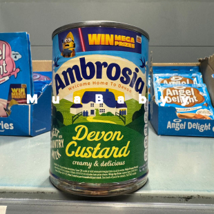 现货 英国Ambrosia Devon Custard德文郡卡仕达酱缩奶油烘焙400g