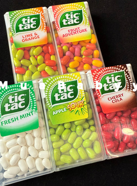 现货 英国TICTAC嘀嗒口气清新薄荷糖樱桃可乐雪碧水果糖进口糖果