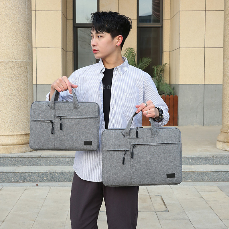 手提包男士单肩尼龙logo商务休闲