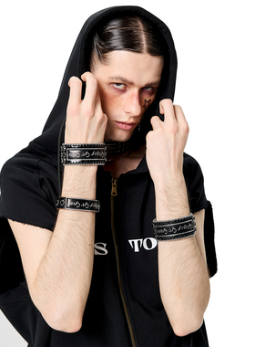 CYCYCY Y2K千禧朋克钻饰原创手环个性潮流项圈Chocker手环臂环