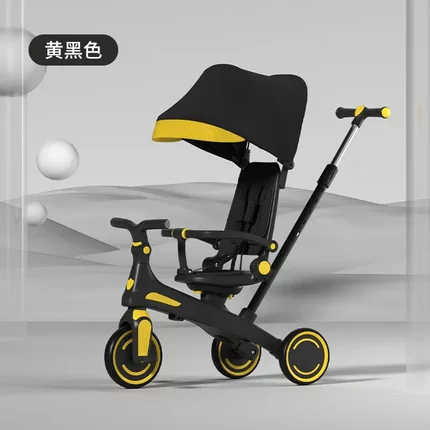 宝宝1-3-6岁儿童三轮车 平衡车 脚踏车多功能四合一三轮车