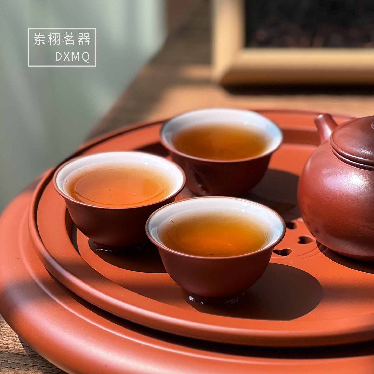 潮州朱泥杯70ml紫砂茶杯