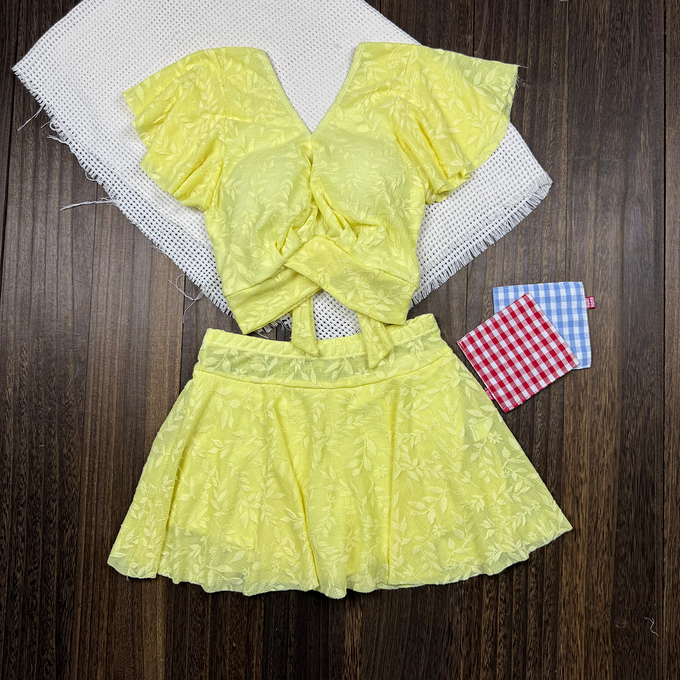 甜辣显瘦ins分体游泳装