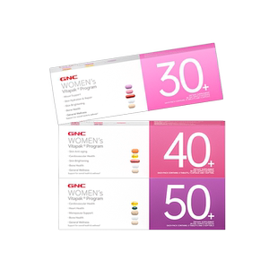 gnc健安喜女士每日营养包女男性复合维生素30+40+官方正品旗舰店