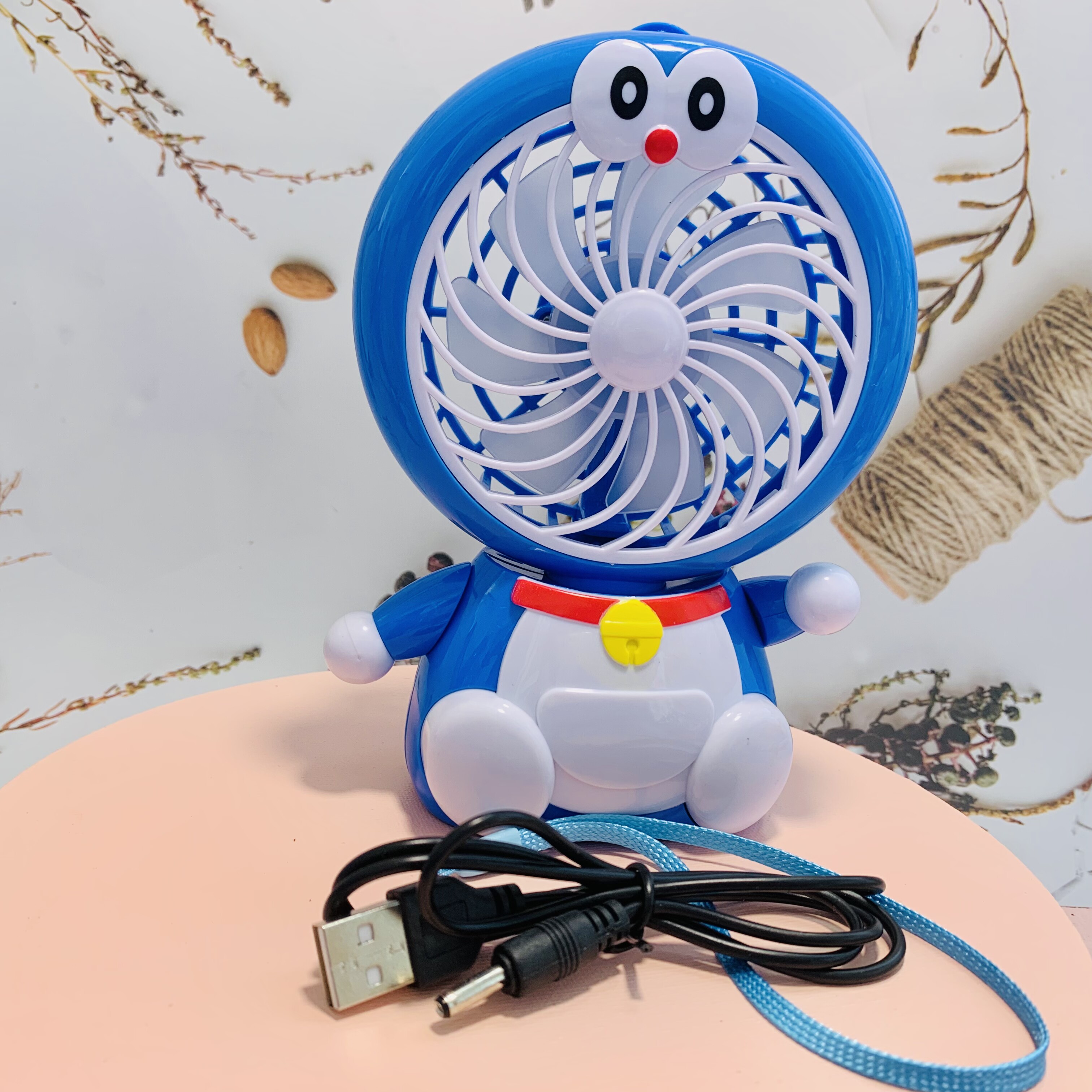 手持小风扇便携式迷你学生卡通可爱电风扇usb可充电风扇活动小礼