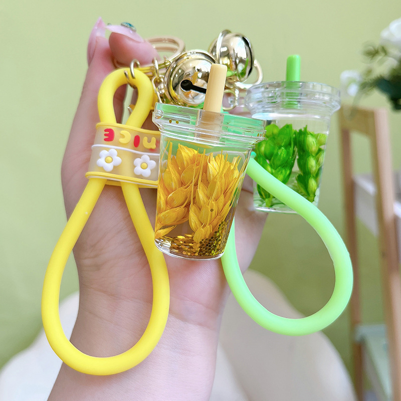 钥匙扣挂件沃安亚克力少女心