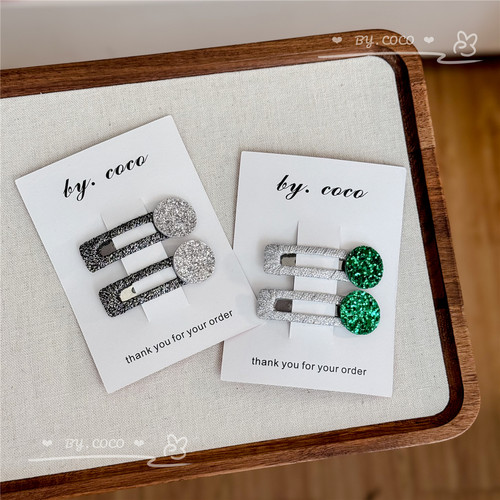 限时包邮非Rae同款小圆饼发夹宝宝不伤发量少可爱发夹刘海碎发夹