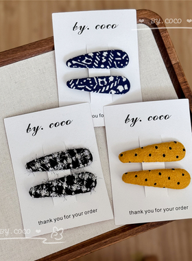 金色闪闪宝宝可爱发夹非Rae同款奶酪点点发夹儿童黑银闪闪发卡