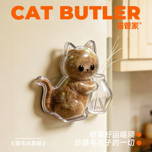 猫毛收纳纪念挂件冰箱贴