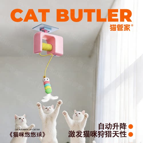 猫咪悠悠球自动逗猫玩具球
