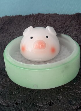 茶宠摆件精品茶玩小猪可养迷你袖珍可爱茶具配件茶桌装饰变色茶宠