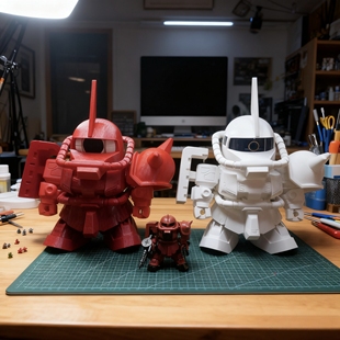 小米云台摄像头外壳监控器皮肤扎古保护壳瓶装机甲系列外壳元祖