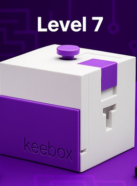 《keebox Purple》烧脑益智8级解密puzzle成人益智解密玩具