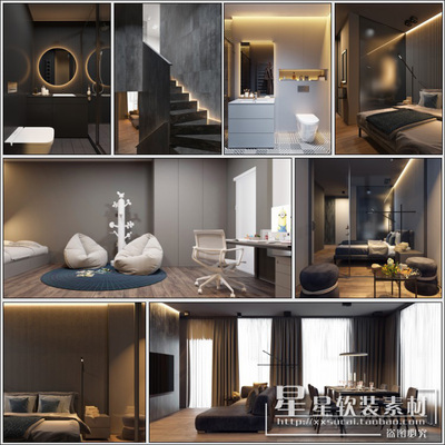 星星软装-40套乌克兰SIROTOV ARCHITECTS 内敛的极简主义设计作品