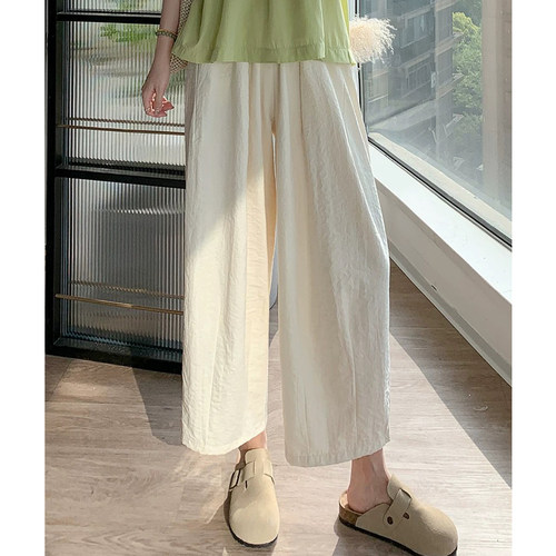 这条凉快又舒服薄款奶奶萝卜裤女